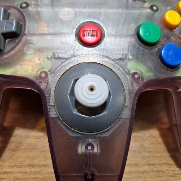 Nintendo 64 N64 Atomic Purple Controller Translucent Genuine Excellent Condition - Picture 9 of 9